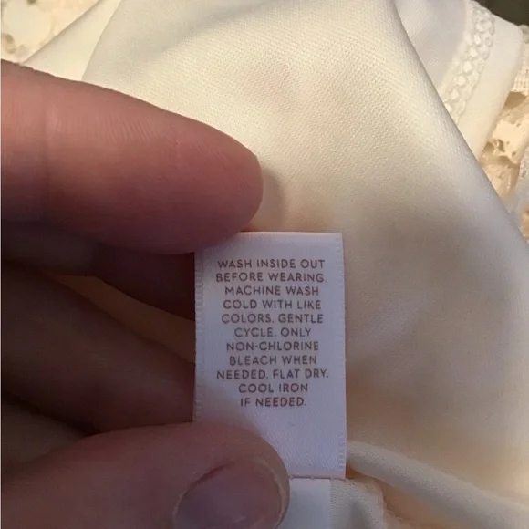 Cream Boxy Blouse with Flutter Sleeves - Picture 6 of 7